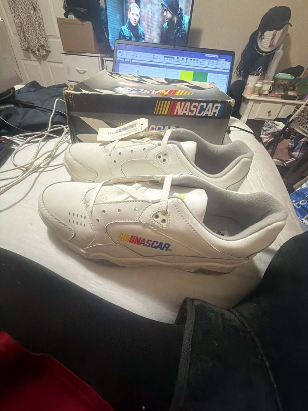 Nascar White Xt Size 12 Sneakers